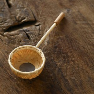 Bamboo Weaving Tea Strainer Spoon