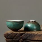 Green Ceramic Tea Cup 50ml