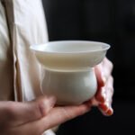 White Porcelain Tea Strainer