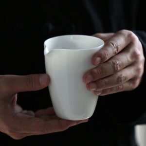 Dehua Mutton Fat Jade Porcelain Gong Dao Bei  225ml