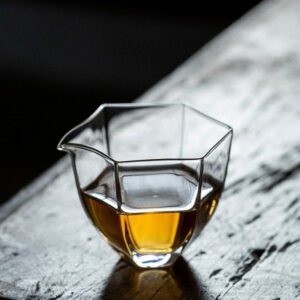 Hexagonal Glass Gong Dao Bei 180ml