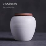 White Clay Tea Canister