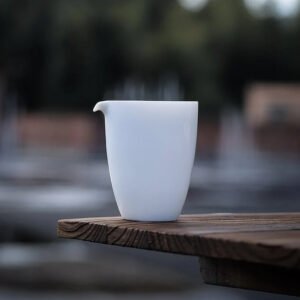 White Ceramic Gong Dao Bei 200ml