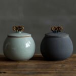 Vintage Ceramic Tea Canister Tea Canister