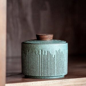 Japanese Tea Tin Tea Canister