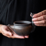 Vintage Coarse Pottery Gong Dao Bei Tea Pitcher 175ml