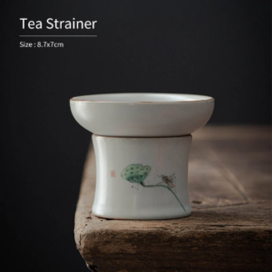 Ru kiln Lotus Tea Strainer