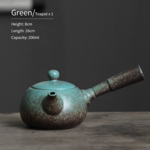 Green Kyusu Tea Pot 200ml