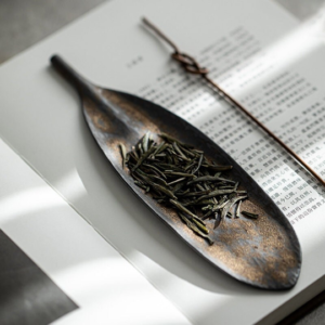 Ceramic Bodhi Leaf Tea Spoon