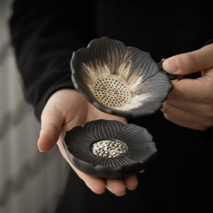 Ceramic Lotus Tea Strainer