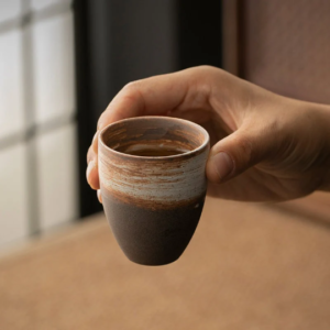 Antique Japanese Clay Tea Cup 100ml