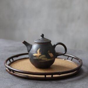 Ceramic Crane Tea Pot 230ml