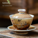 Ceramic Deer Gaiwan 150ml