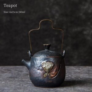 Ceramic Lotus Tea Pot 240ml
