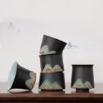 Ceramic Mountains Tea Cup 110/125ml