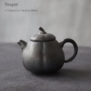 Ceramic Pumpkin Tea Pot 180ml