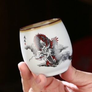 Chinese Dragon Tea Cups 100ml