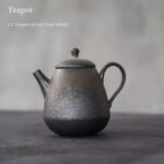 Chinese Iron Rust Glaze Tea Pot 180ml