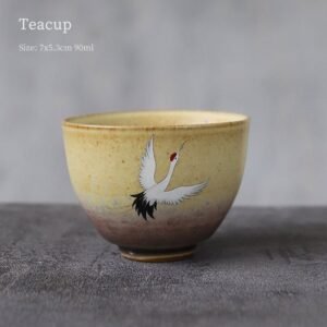 Clay Crane Tea Cup 90ml