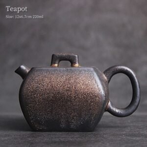 Gilded Ceramic Tea Pot 220ml