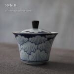 Hand Painted Gaiwan 120ml