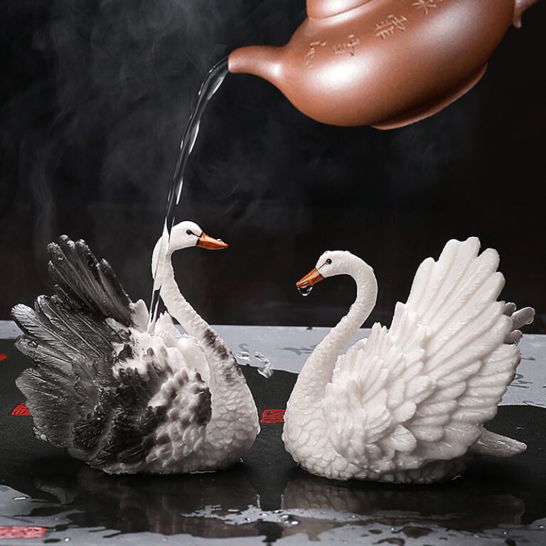 swan clolr changing tea pet