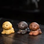 Handcrafted Yixing Zisha Purple Clay Dog Tea Pet | Cute Gongfu Tea Accessory