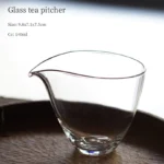 140ml clear water drop glass tea pitcher gong dao bei main product view