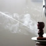 4-pack handmade purple clay peeing boy tea pet full set display