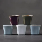 collection of multiple styles antique style 50ml porcelain gongfu tea cups