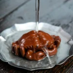 Main view of handcrafted authentic Yixing zisha crab tea pet on wooden tea tray