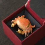 color changing feng shui crab tea pet with premium gift box