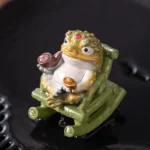 Uncolored state of color changing rocking chair toad tea pet