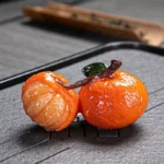 handcrafted color changing tangerine tea pet lucky da ji da li tea decor