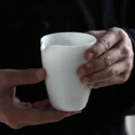 Full product view of 225ml Dehua Mutton Fat Jade Porcelain Gong Dao Bei tea pitcher