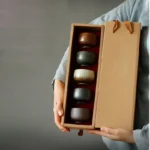 full set view of five elements chinese ceramic gongfu tea cups