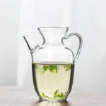 full product view 300ml heat-resistant glass gong dao bei tea pitcher