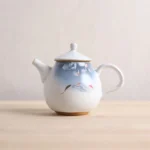 Style A hand-painted Chinese ceramic teapot 250ml front view