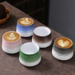handcrafted glazed 200ml ceramic coffee tea cup multiple styles
