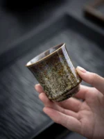 handcrafted jianzhan kiln change tea cup 115ml full view
