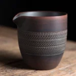 full product view of handmade 200ml chattering gong dao bei tea pitcher