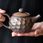 full collection of four styles handmade gilded ceramic teapot 200-210ml