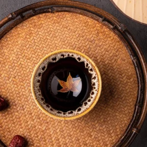 handcrafted jian zhan maple kiln change tea cup 100ml overall view