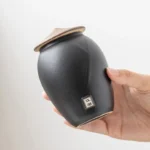 Group display of all vintage style ceramic tea jar variants