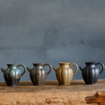 vintage gong dao bei with handle side profile 250ml