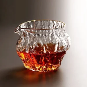 walnut-texture glass gong dao bei 260ml tea pitcher main product view